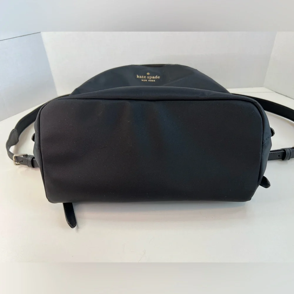 Kate Spade Karissa Black Medium Nylon Backpack - Picture 6 of 14